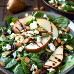 Pear And Gorgonzola Spinach Salad