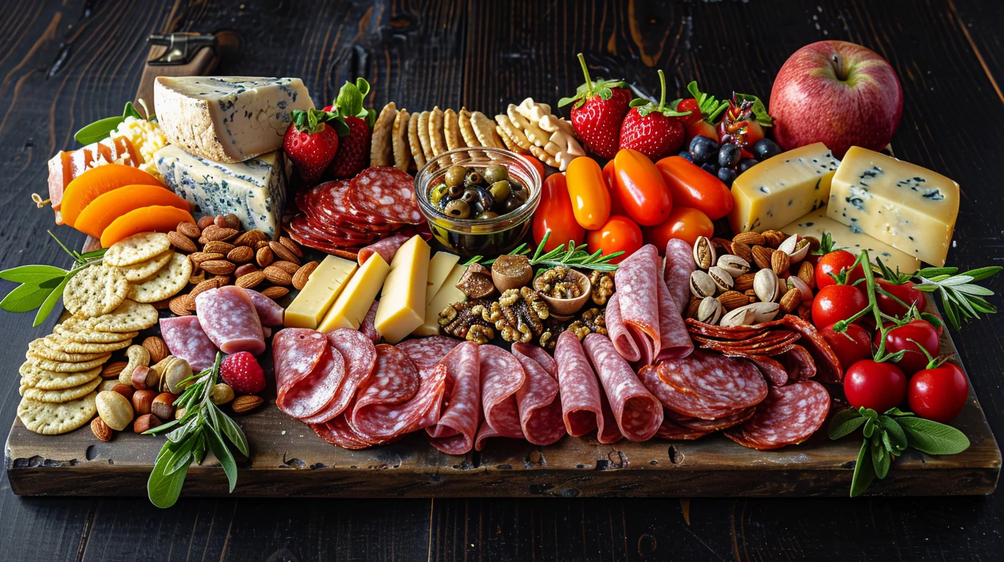 Picnic Charcuterie Board For Two