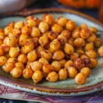 Pumpkin Maple Roasted Chickpeas