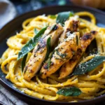 Pumpkin Sage Pasta With Chicken