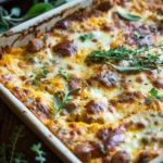Pumpkin Sage Turkey Sausage Breakfast Casserole