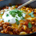 Pumpkin Turkey Chili Mac (Lightened)