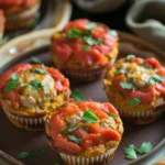 Pumpkin Turkey Meatloaf Muffins