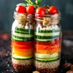 Quinoa Salad Snack Jars