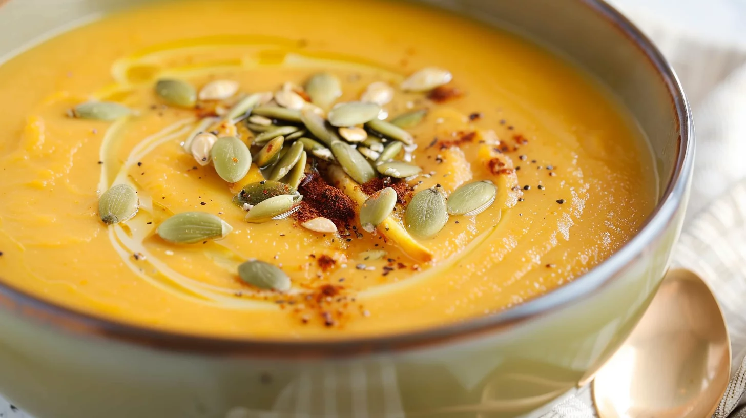 Roasted Apple And Butternut Squash Soup