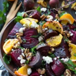 Roasted Beet And Citrus Goat Cheese Salad