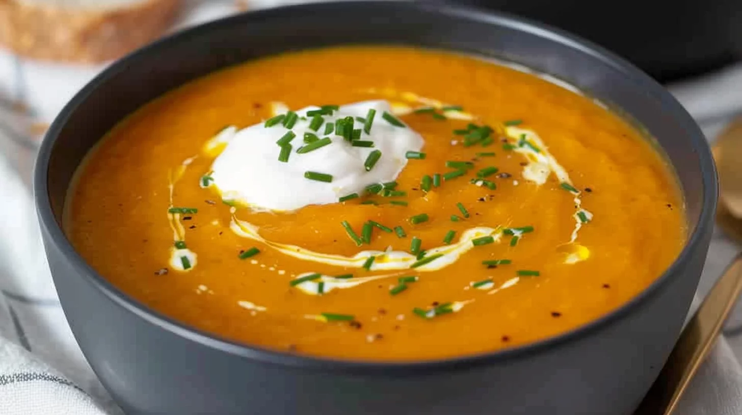 Roasted Carrot Ginger Soup