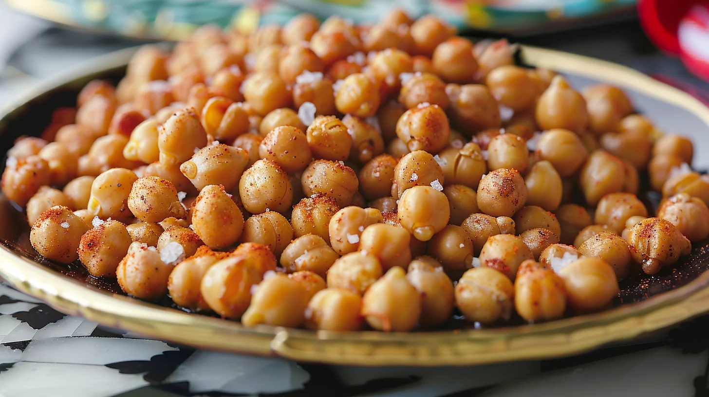 Roasted Chickpeas With Sea Salt