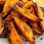 Roasted Sweet Potato Wedges
