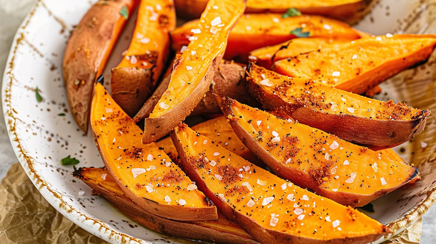 Roasted Sweet Potato Wedges