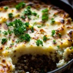 Skillet Shepherds Pie With Lentils And Cauliflower Mash