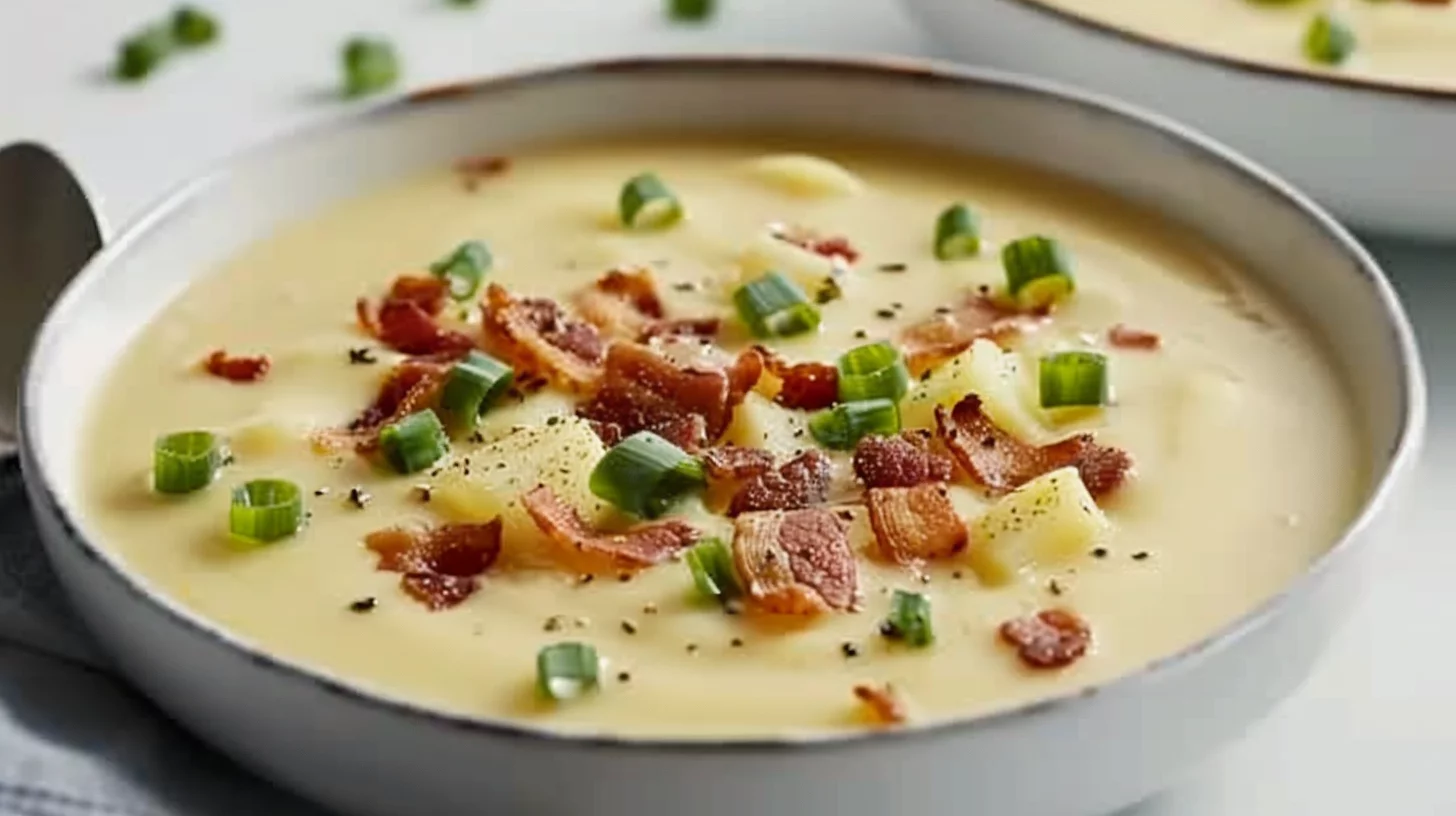 Slow Cooker Cheesy Potato Soup