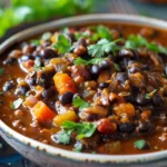 Smoky Pumpkin Black Bean Chili