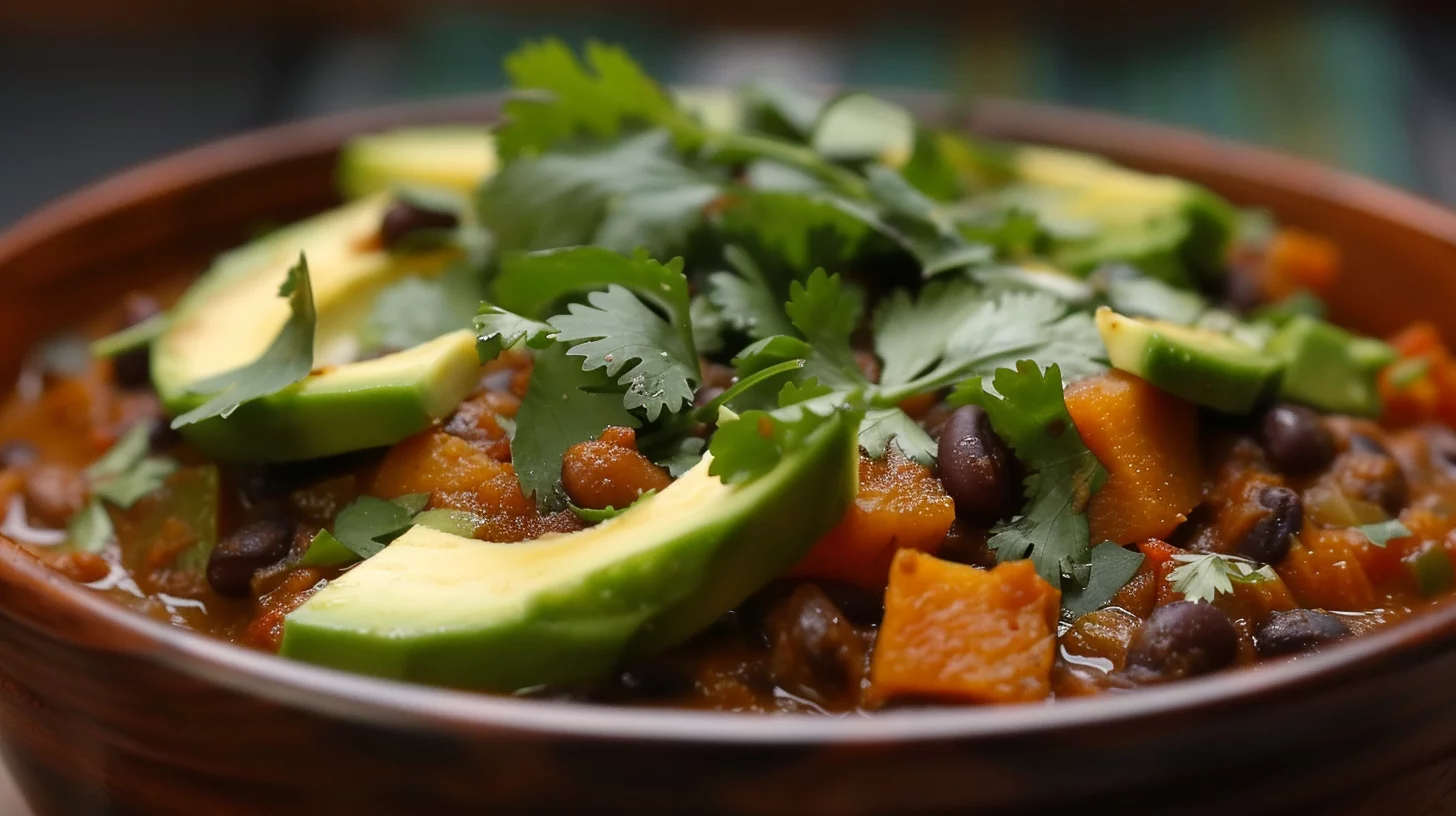 Smoky Pumpkin Black Bean Chili