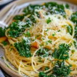 Spaghetti With Roasted Garlic And Kale