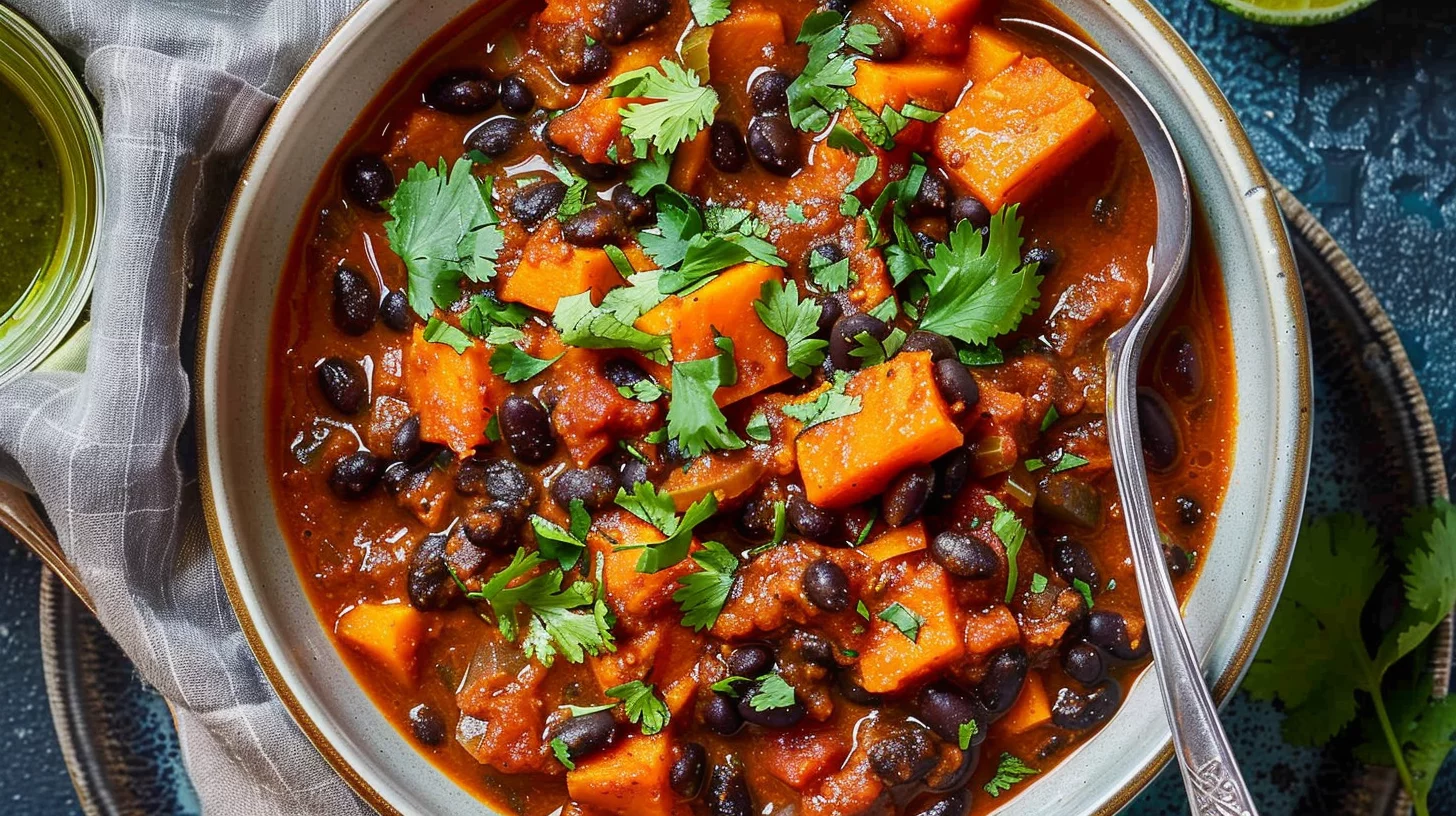 Sweet Potato Black Bean Chili
