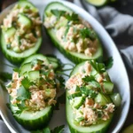 Tuna Salad Stuffed Cucumbers