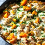Turkey And Butternut Squash Skillet