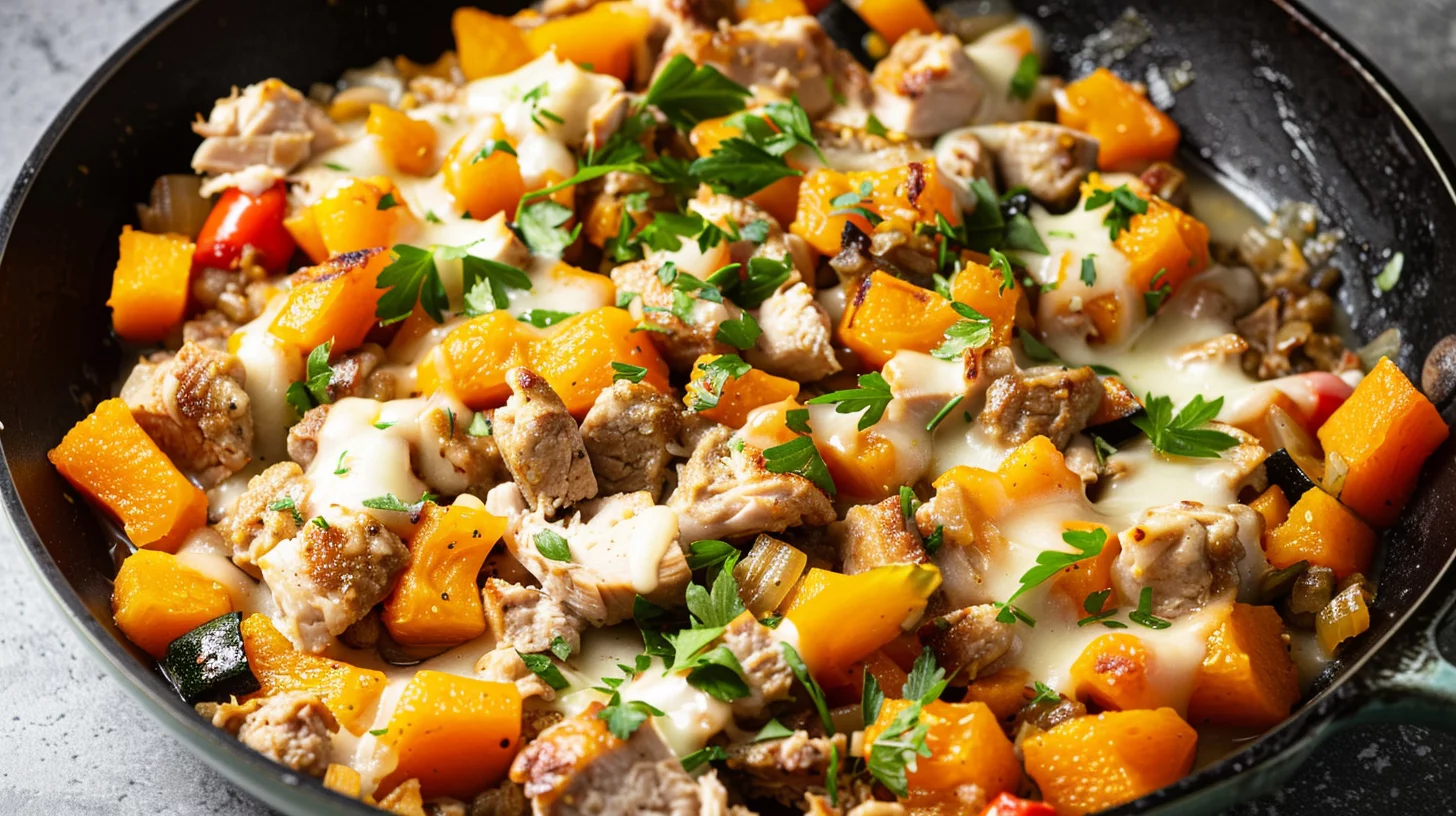 Turkey And Butternut Squash Skillet