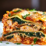 Turkey And Spinach Pumpkin Lasagna