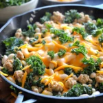 Turkey Kale And White Bean Skillet