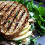 Turkey Spinach Apple Panini