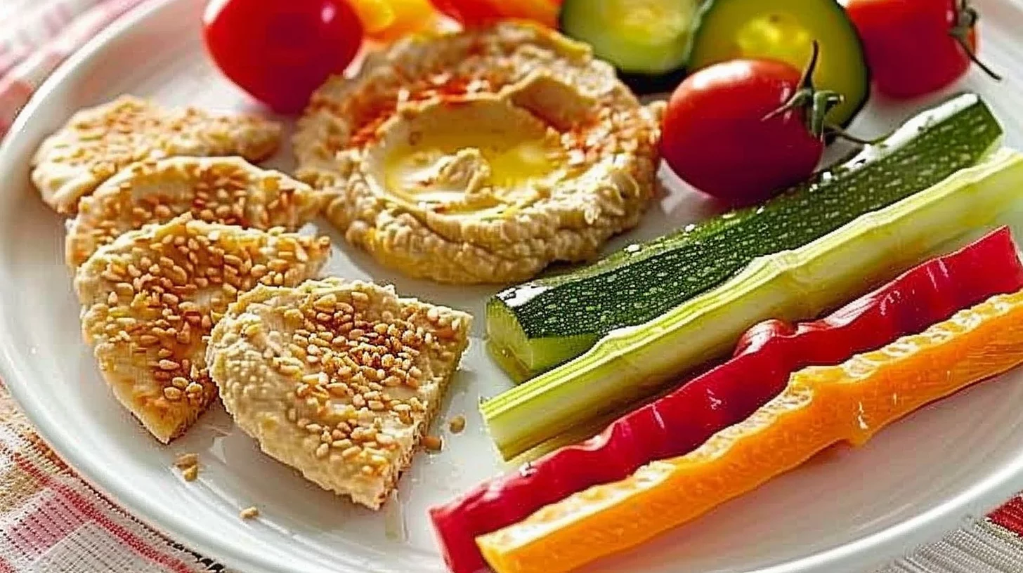 Veggie Sticks With Hummus