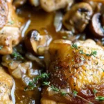 Apple Cider Braised Chicken Thighs With Thyme