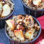 Apple Walnut Quinoa Breakfast Bake Cups