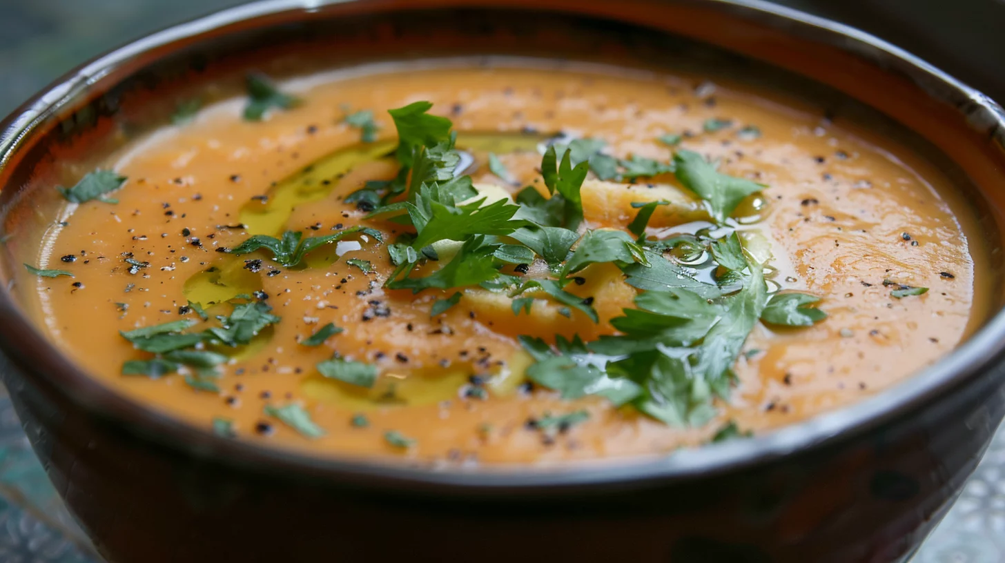 Butternut Apple Ginger Soup