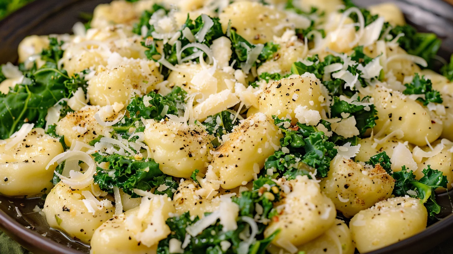 Cauliflower Gnocchi With Brown Butter Sage And Kale