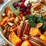 Cinnamon Sweet Potato Kale Bowl