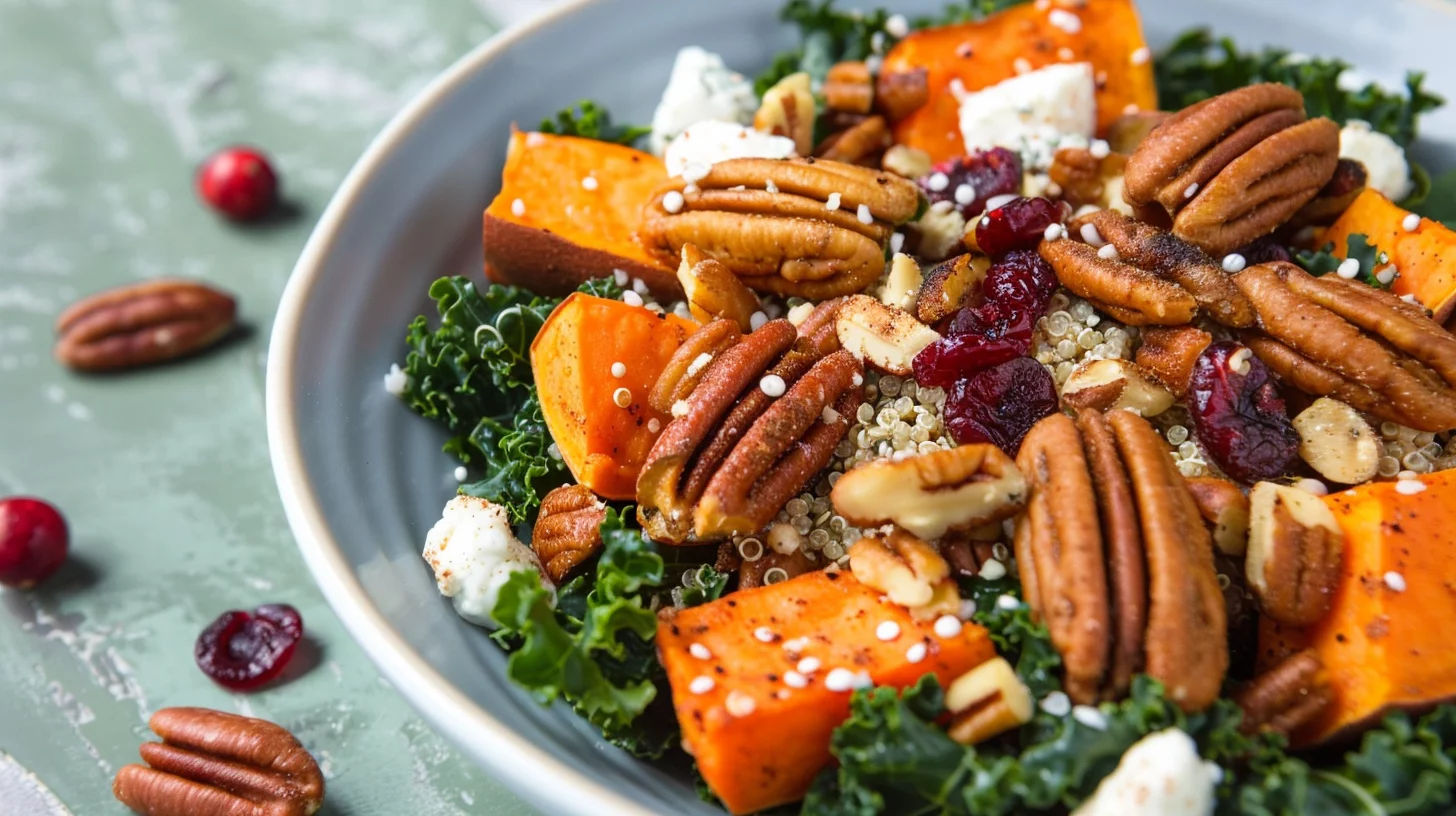 Cinnamon Sweet Potato Kale Bowl