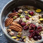 Cranberry Pistachio Overnight Oats
