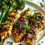 Honey Mustard Chicken With Roasted Broccolini