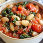 Italian White Bean Kale Tomato Stew