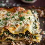 One Pan Turkey Kale Lasagna Bake