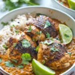 Spiced Pumpkin Mole Chicken Bowls