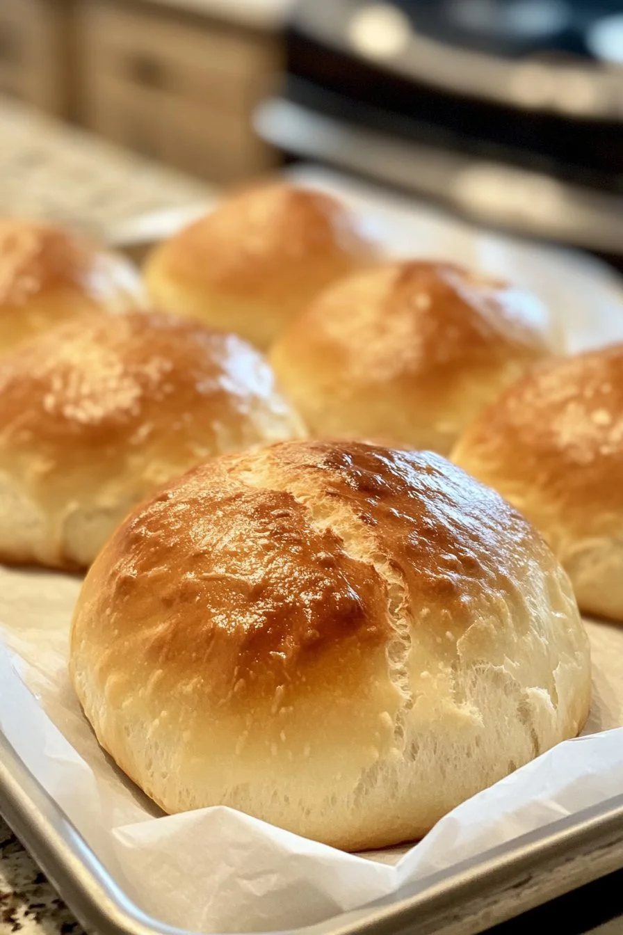 Crusty Chewy French Bread Rolls