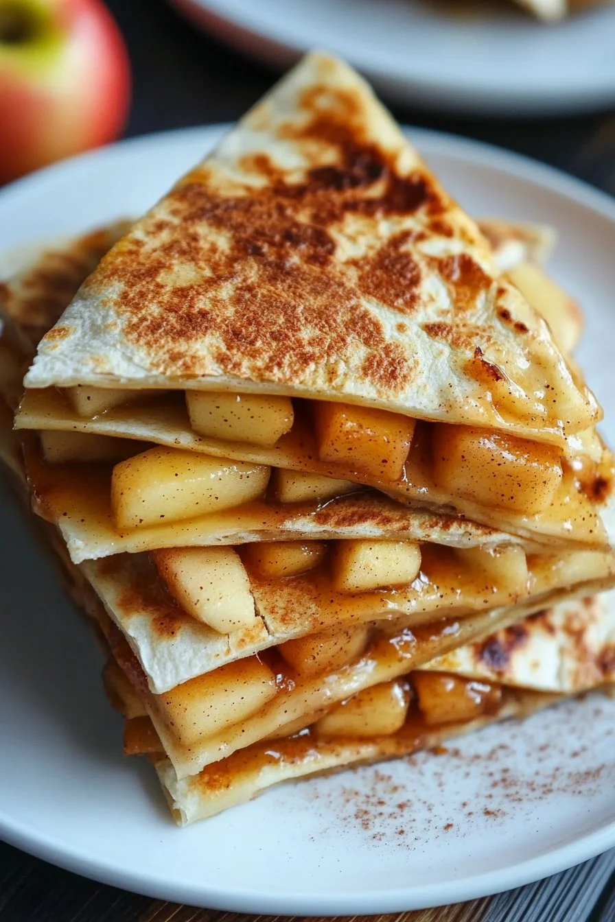 Apple Cinnamon Breakfast Quesadillas