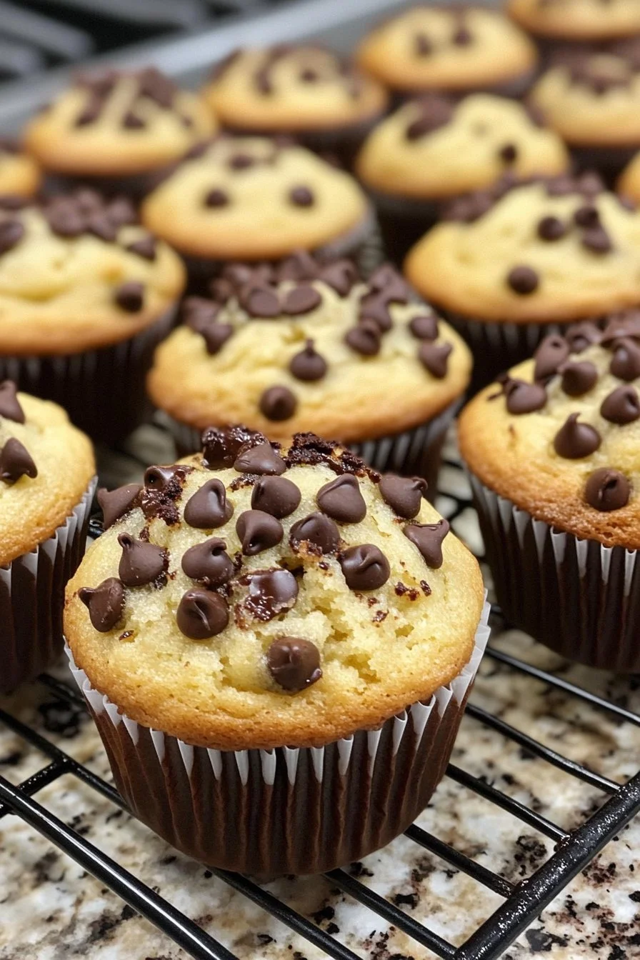 Heavenly Classic Chocolate Chip Muffins