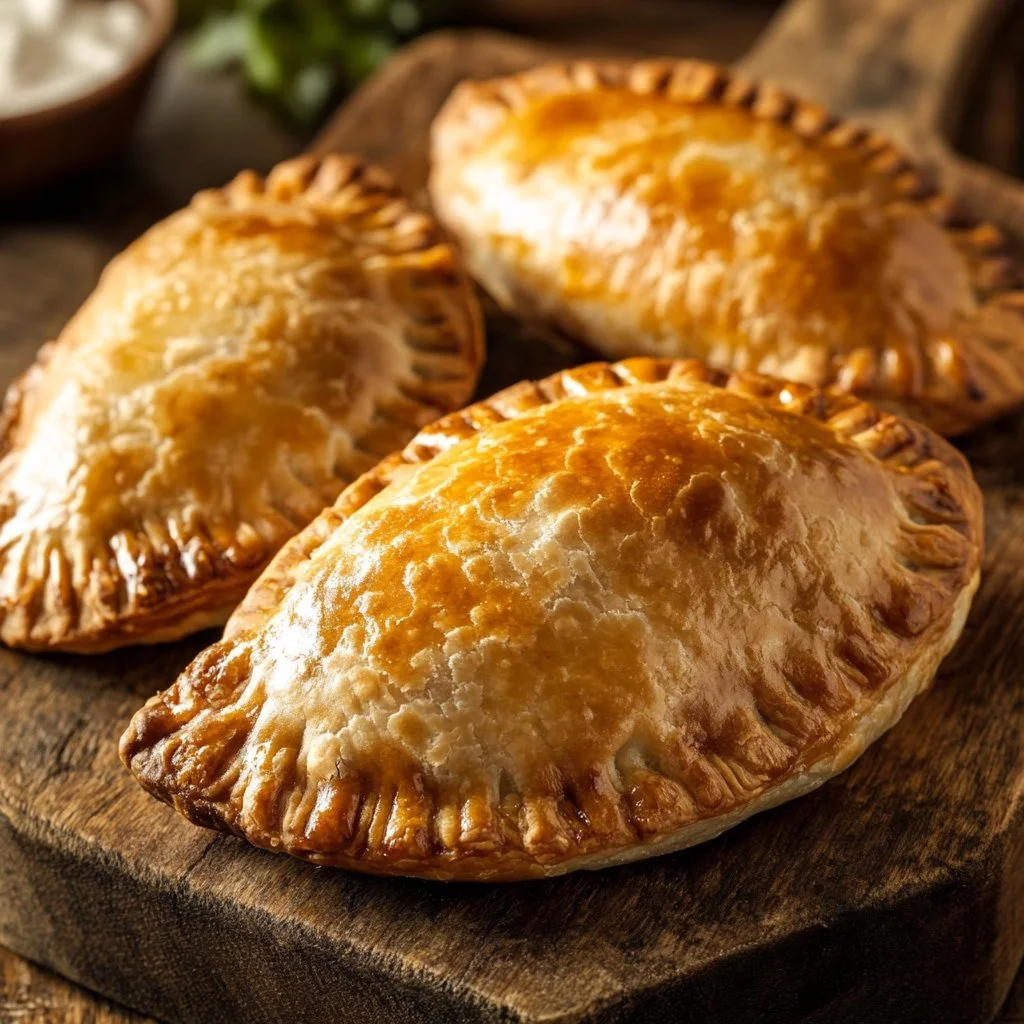 Delicious Beef & Cheese Empanadas filled with savory beef and melted cheese