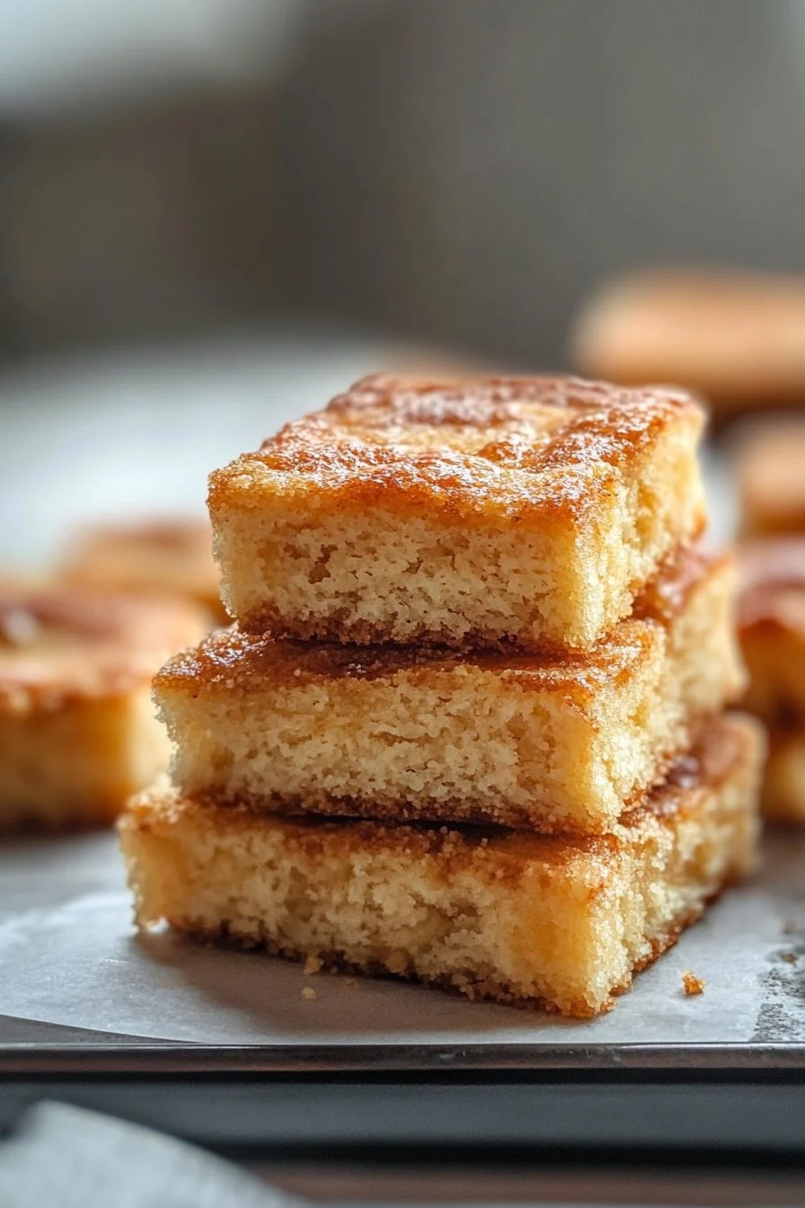 Baked Maple Donut Bars