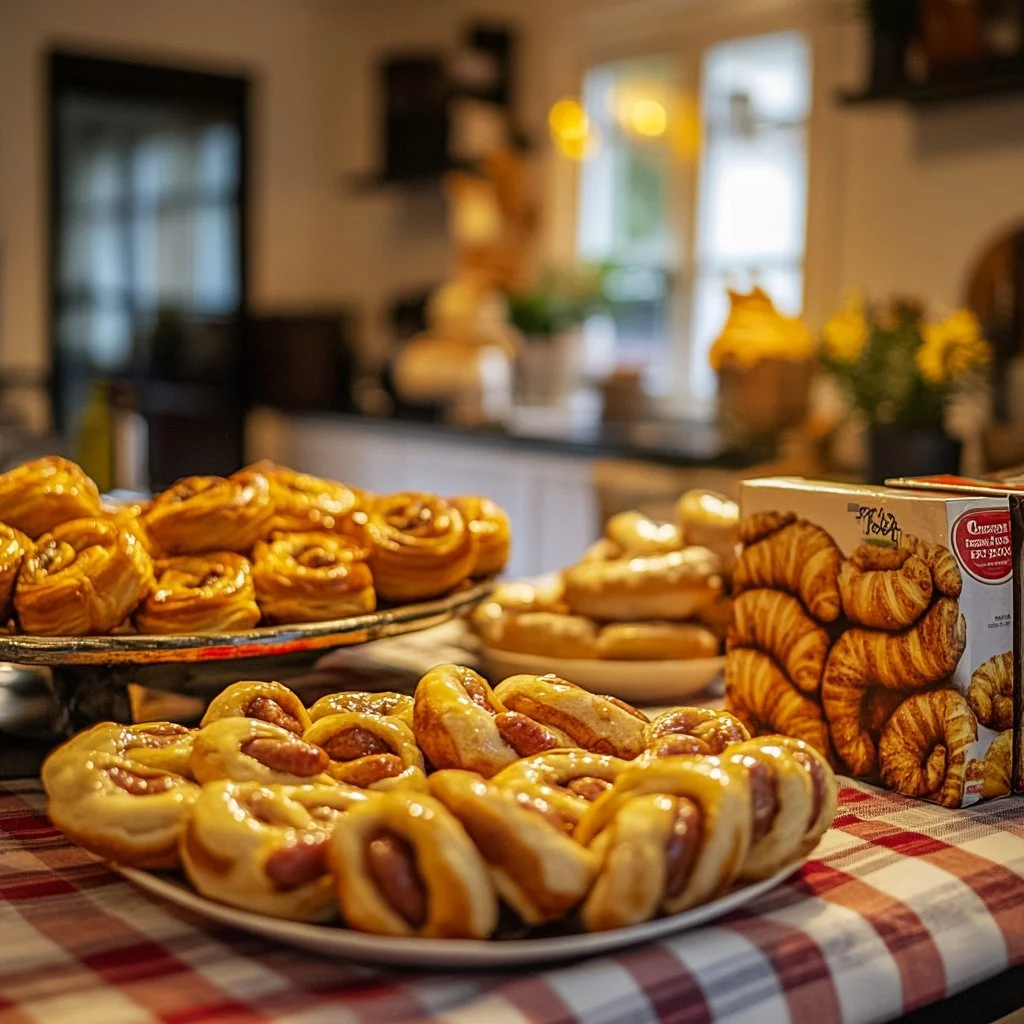 Delicious homemade cinnamon rolls ready for breakfast treats