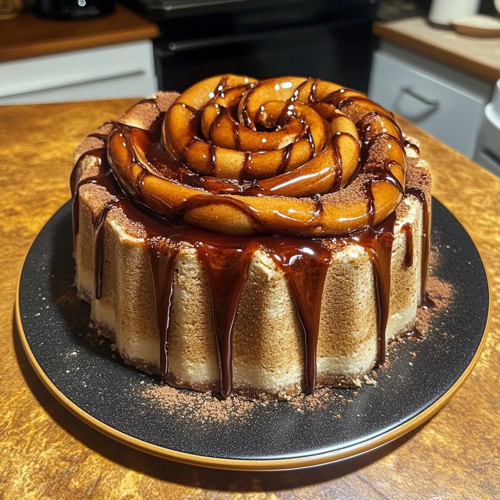 Sliced Cinnamon Swirl Protein Cake topped with cinnamon and healthy toppings