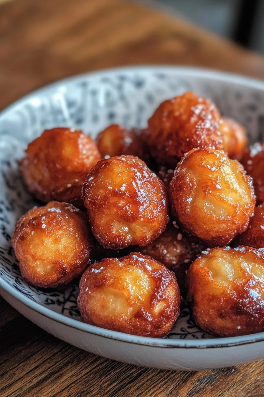 Apple Fritter Bites