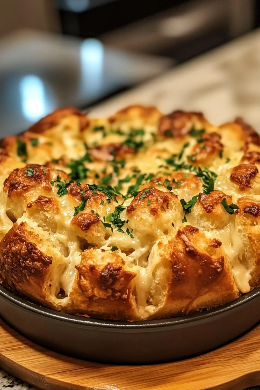 Chicken Alfredo Monkey Bread