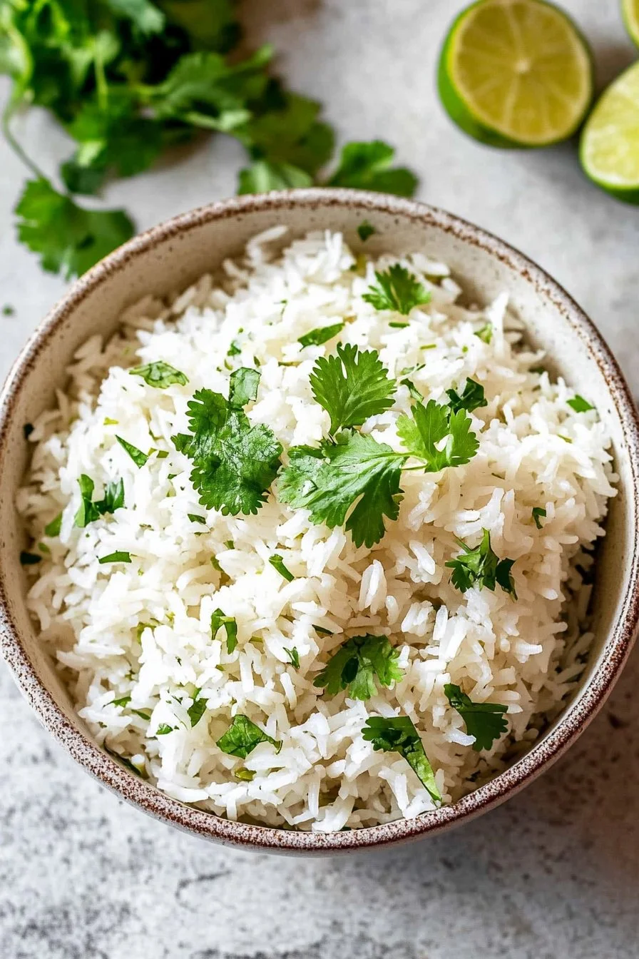 Cilantro Coconut Lime Rice