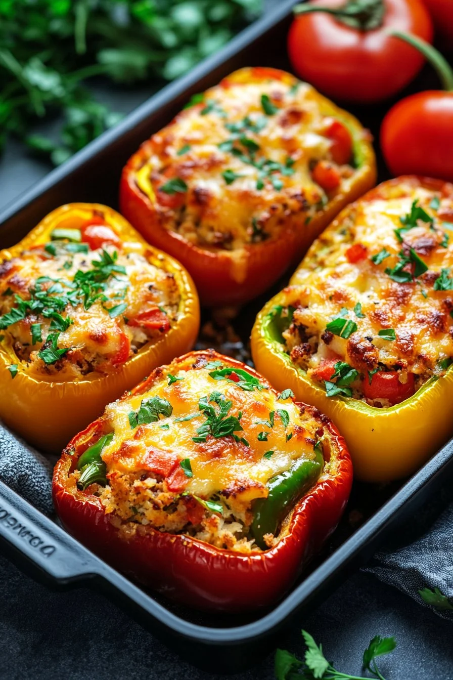 Keto Stuffed Bell Peppers