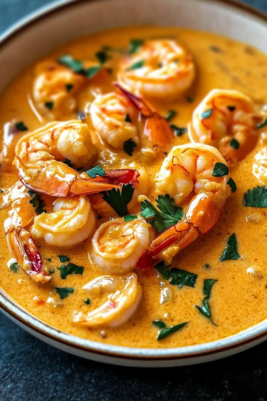 Creamy Thai Coconut Shrimp Curry